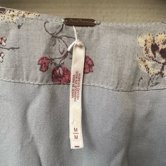 Free People Lysette Maxi Dress Bluebell Combo - Picture 8 of 12